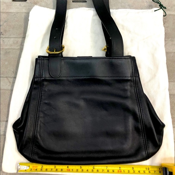 COACH Black Double Strap Shoulder Bag - Picture 11 of 11